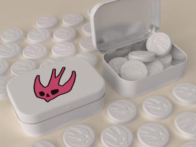 promotional logo mints personalised for womens fashion brand